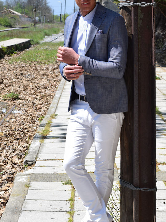 Men's Summer Suit Jacket Slim Fit Raf-gray