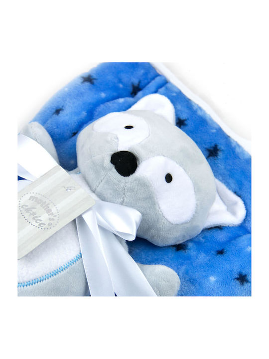 Mother's Choice Pătură Pepinieră Swaddling pături Gri Blue 75x100cm