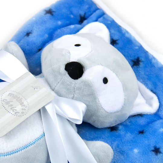 Mother's Choice Pătură Pepinieră Swaddling pături Gri Blue 75x100cm