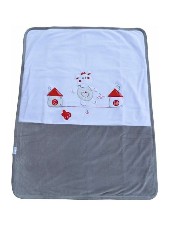 Bebe Stars Blanket Nursery Swaddling Blankets Happy Cow Black 110x90cm