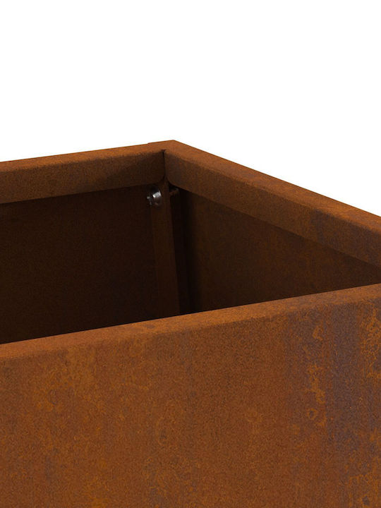 vidaXL Τζάκι Εξωτερικού Χώρου Μεταλλικό Καφέ 60x35x100cm