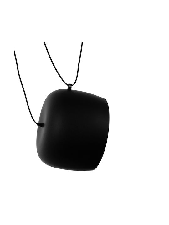 GloboStar Lacrima Pendant Light Black Bell with Socket E27 25x22cm