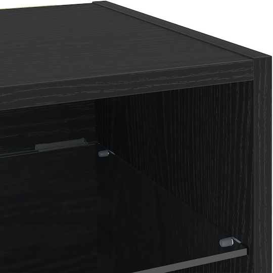 Комоди Дървени Black oak 2бр 30x28.5x30см