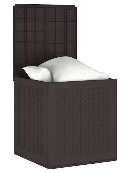 vidaXL Outdoor Storage Box Brown L55xW53xH57cm