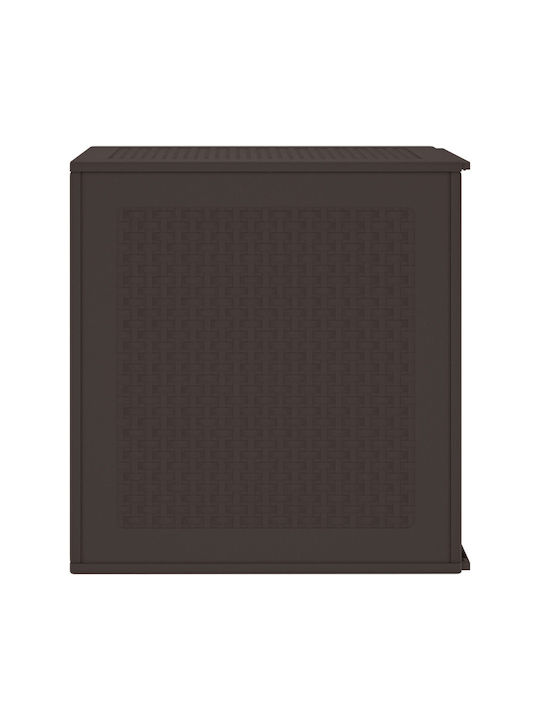 vidaXL Outdoor Storage Box Brown L55xW53xH57cm