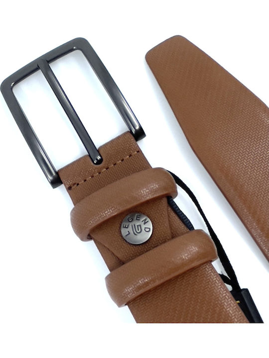 Herren Gürtel Leder Tabac Braun