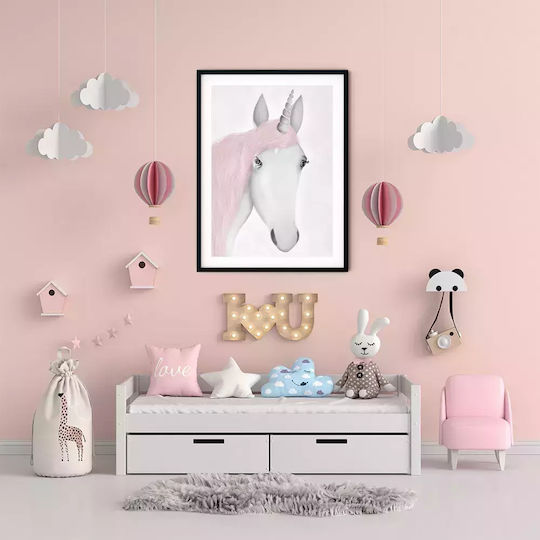 Παιδικό Κάδρο Unicorn 21x30εκ.