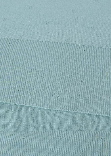 Mayoral Κουβέρτα Αγκαλιάς & Λίκνου Πλεκτή Πράσινη