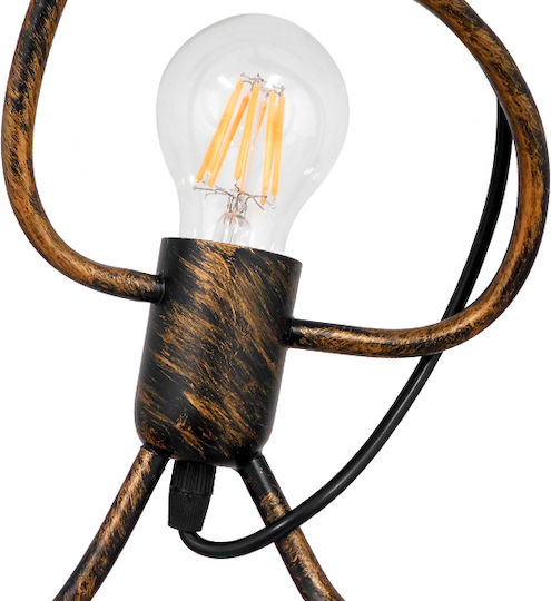 GloboStar Little Man Pendant Light Bronze Rail with Socket E27 70x10x105cm