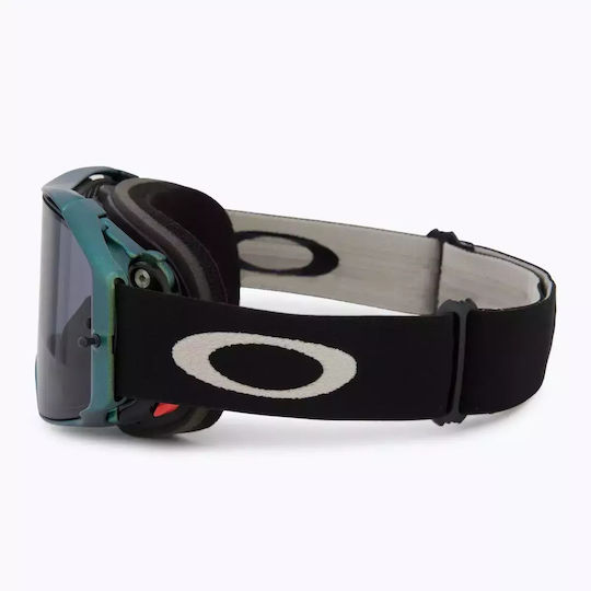 Oakley Fahrradbrillen Airbrake mit Schwarz Rahmen und Dunkelheit Linsen