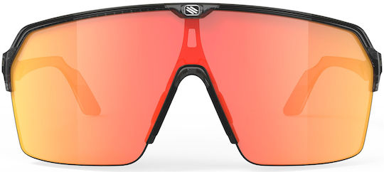 Rudy Project Cycling Glasses with Orange Frame & Dark Lenses