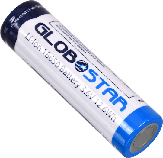 GloboStar Επαναφορτιζόμενη Μπαταρία 18650 Li-ion 3600mAh 3.6V 1τμχ