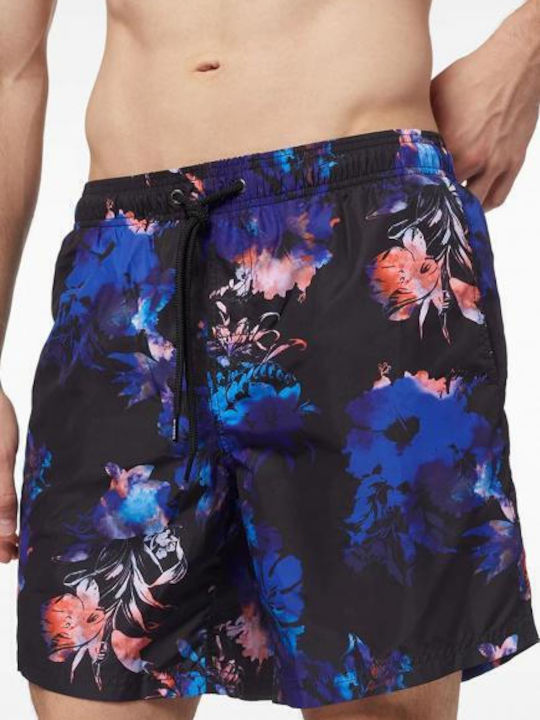 Men's Swimwear Shorts Black with Patterns