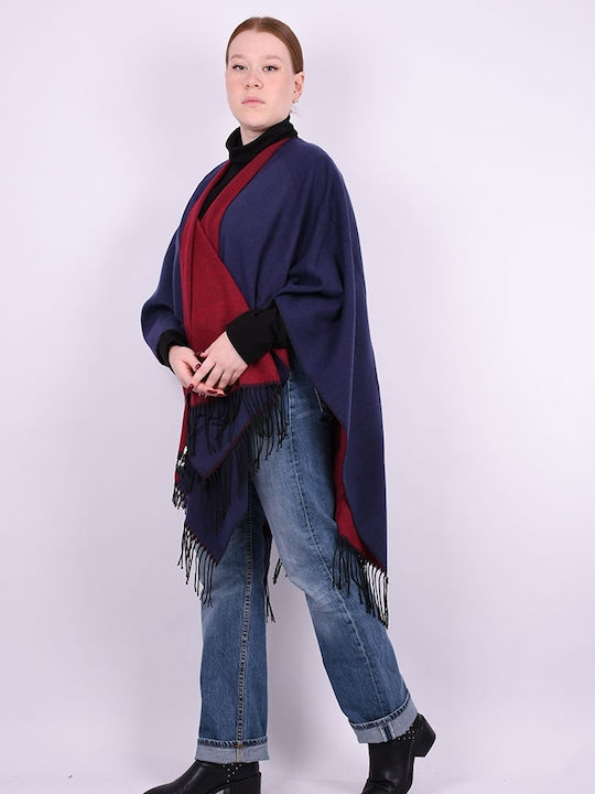 Women's Poncho Red