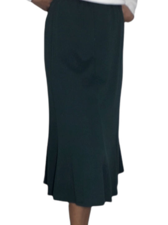& Φύλλα Α.ρ Maxi Φούστα Navy Μπλε