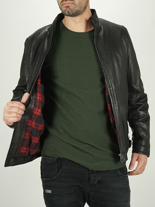 Lederjacke Jacke Biker Black