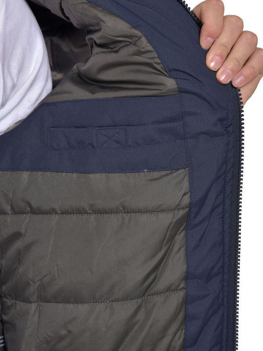 Winter Jacket Bomber Windproof Dark blue.