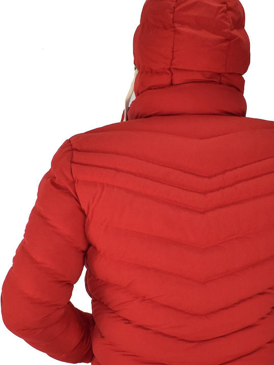 Dolce Χειμωνιάτικο Μπουφάν Puffer Bordeaux