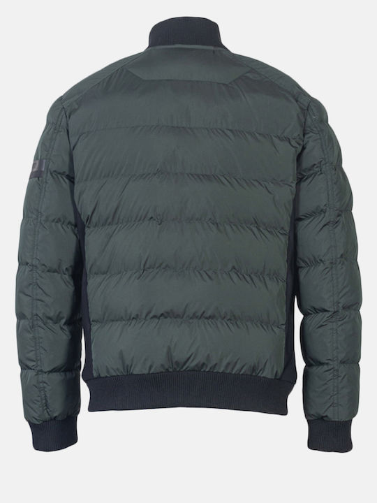 Winter Jacket Puffer Green-bottle