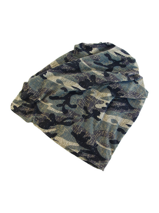 Beanie Ανδρικός Σκούφος Πλεκτός σε Χακί χρώμα