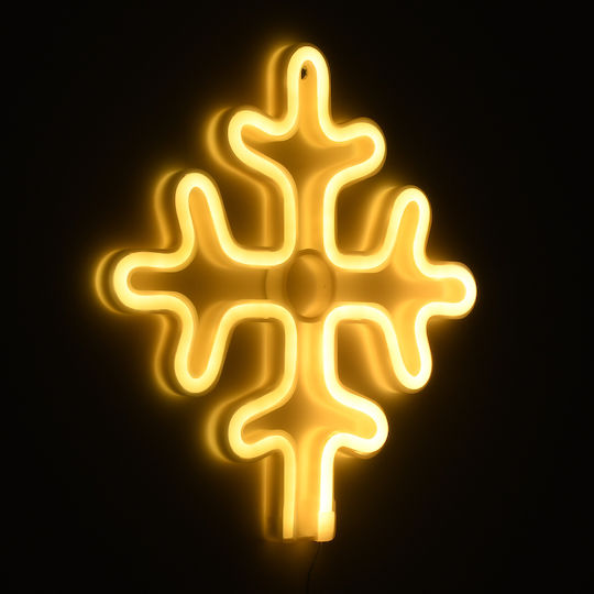 GloboStar Illuminated Christmas Figure Flake White