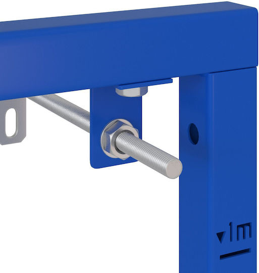 Vidaxl Bathroom Accessory Blue Metal 50 x 17.5 x 136 cm Durable Blue