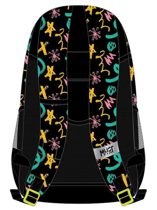 Must Team School Backpack for Elementary with Water Bottle Holder Girls Can 25 Litre 32 x 26 x 43cm