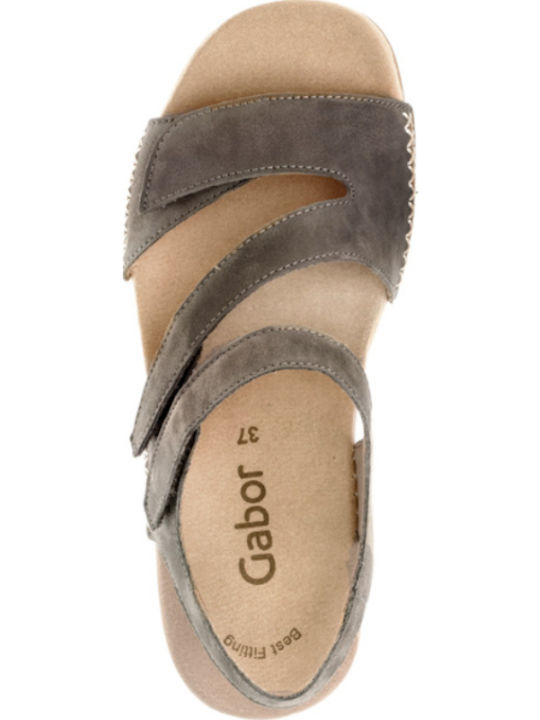 Damenplattformen Gray