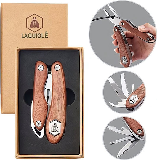 Laguiole Multi-tool Survival Brown