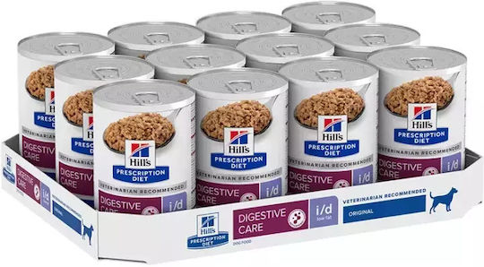 Hill’s Pd Canine I D Low Fat 12x360gr