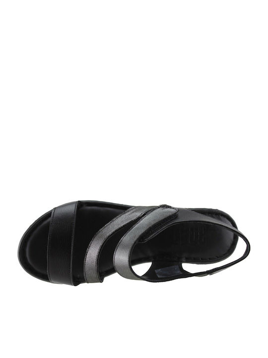 Damenplattformen Schwarz