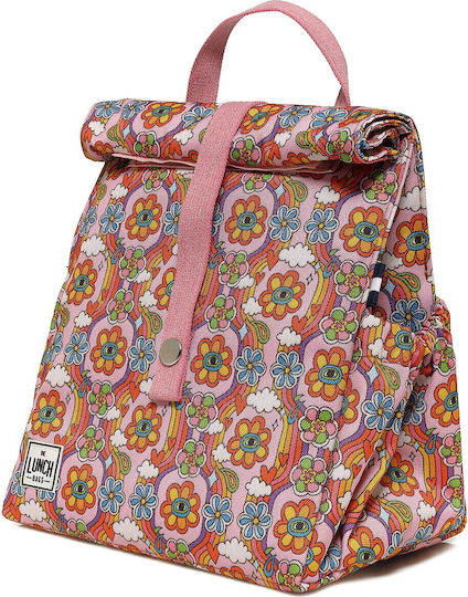 The Lunch Bags Original 2.0 Σχολικό Ισοθερμικό Τσαντάκι Φαγητού Ώμου 5lt Ροζ 21x16x24cm