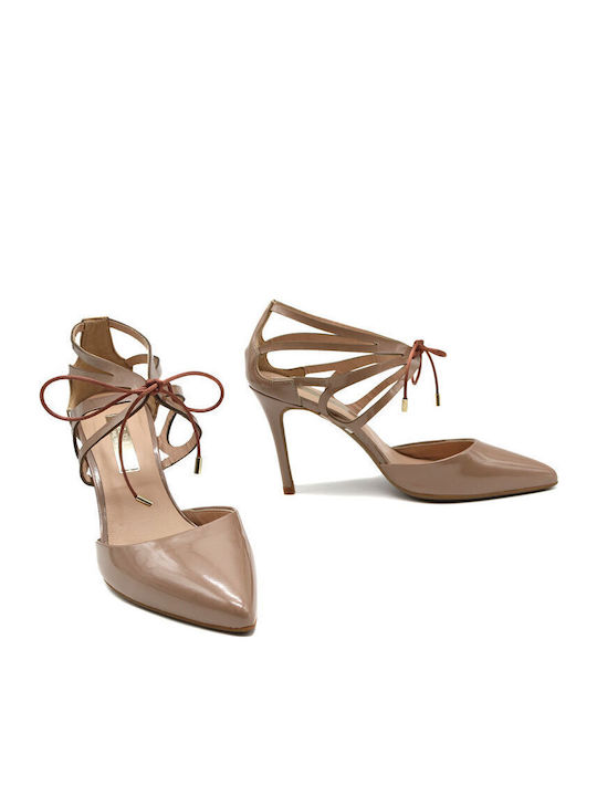 Pantofi cu toc Roz