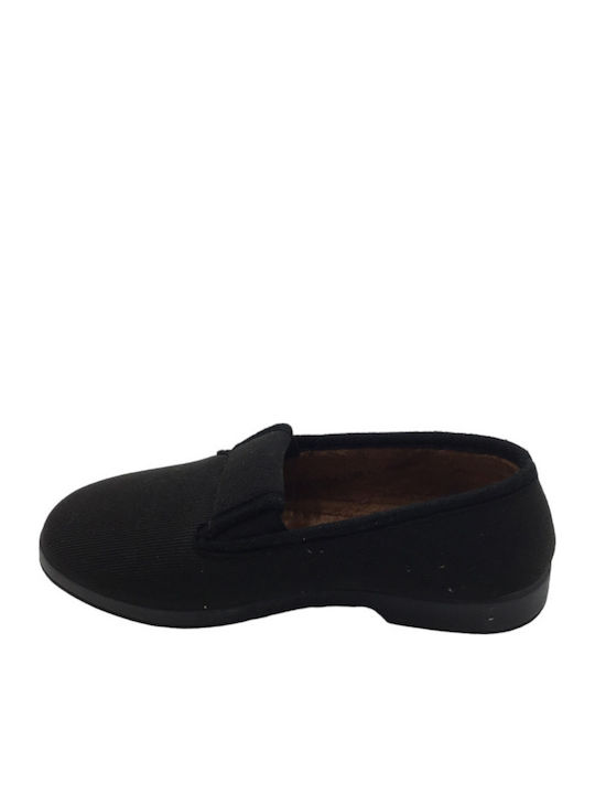 38-velour-black Κλειστές Γυναικείες Παντόφλες Μαύρες