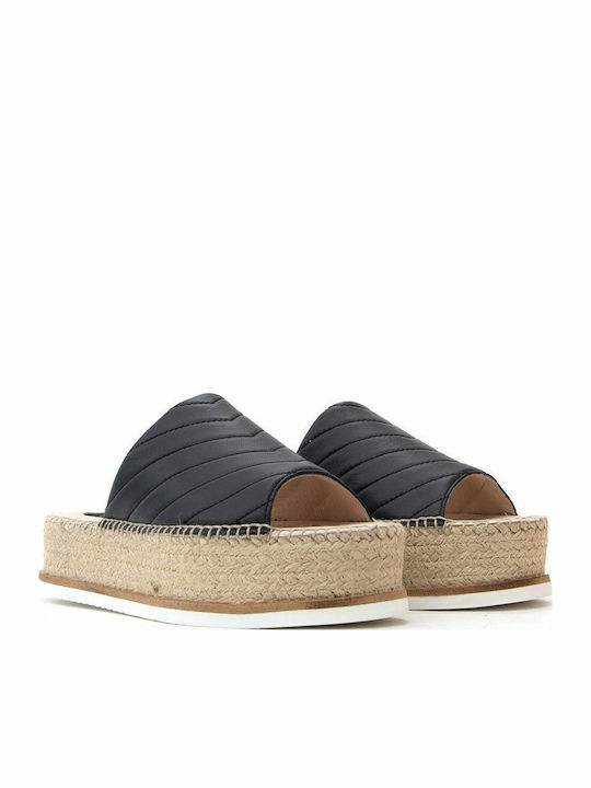 Platforme dama în Tip Pantofi Slip On Negru
