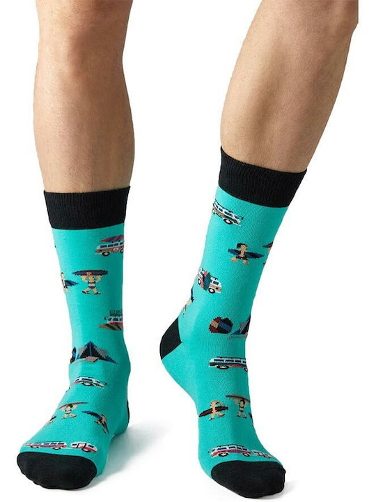 Besocks Besurfer Organic Cotton Κάλτσες Τυρκουάζ 52421us000028-tur