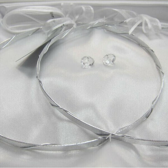 Georgiou Silver Plated Wedding Crowns