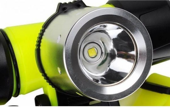 Cree Cree Led Τ6 Φακός Κατάδυσης Επαναφορτιζόμενος LED Κεφαλής με Φωτεινότητα 800lm για Βάθος έως 50m