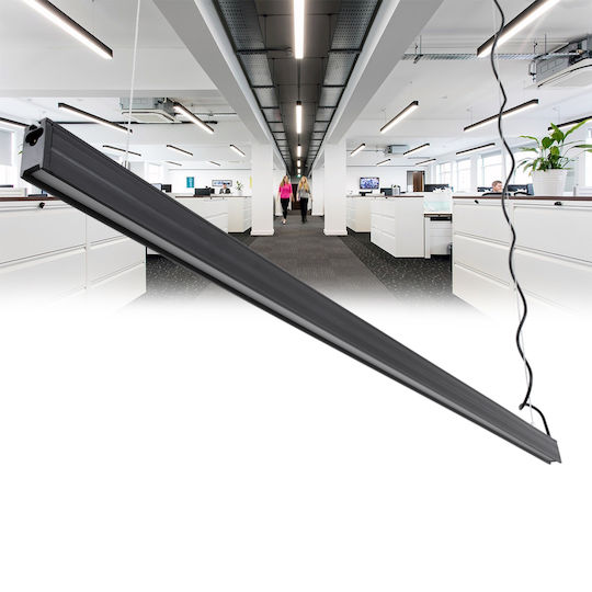 GloboStar Office Commercial Linear LED Ceiling Light 18W Warm White IP20 L120xD2xH4cm