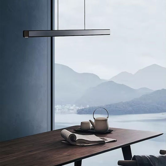 Toolight Κρεμαστό Φωτιστικό Μαύρο LED 80x120εκ.