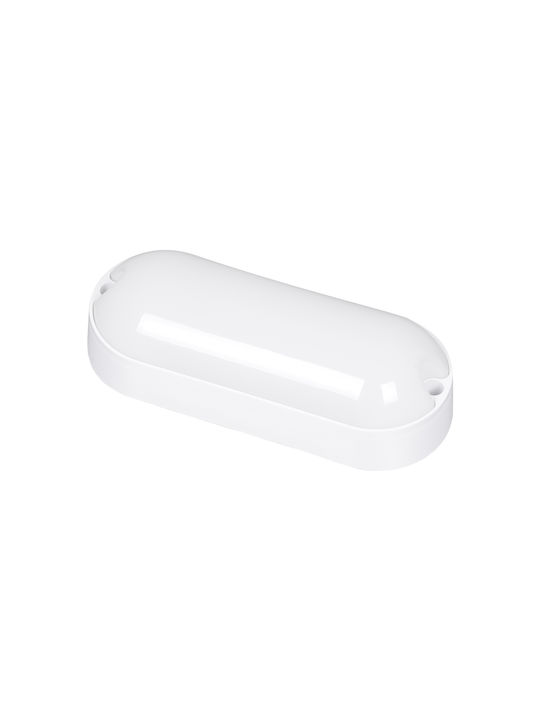 GloboStar Homie Wall-Mounted Outdoor LED Ceiling Lamp IP65 11W with Cool White Light 17x7x4.5cm