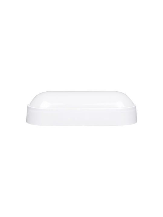 GloboStar Homie Wall-Mounted Outdoor Ceiling Light LED IP65 11W with Natural White Light 17x7x4.5εκ.