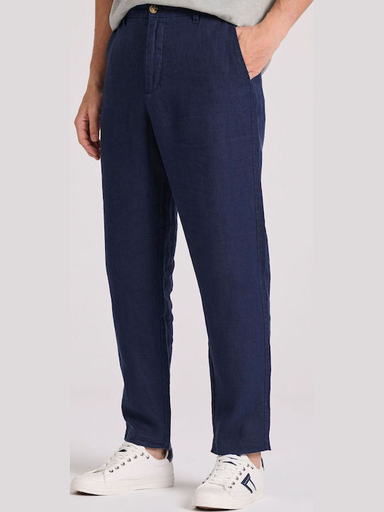Trousers Chino in Regular Fit Navy Blue