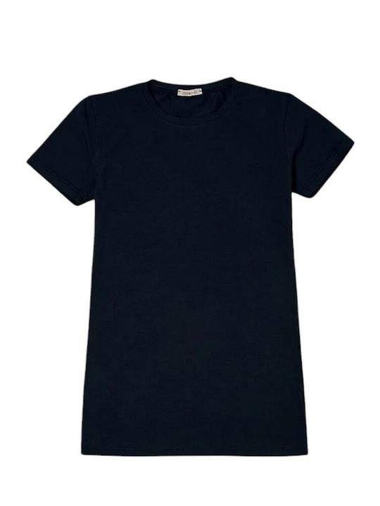 Women's Short Sleeve T-Shirt Navy Blue