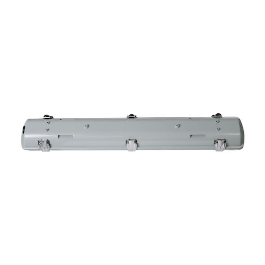 GloboStar Lighting Batten Single-Ended Outdoor with 2 Slots for LED Lamps T8 60cm
