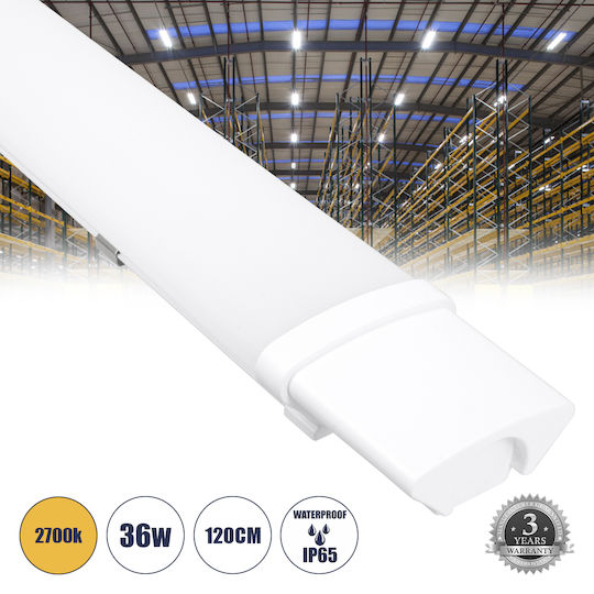 GloboStar Lighting Batten Outdoor with Integrated LED 36W 120cm