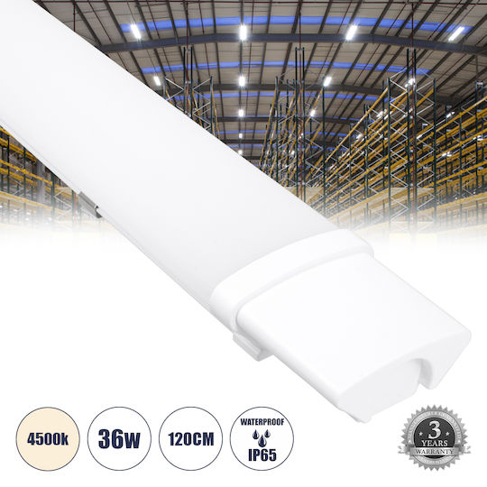 GloboStar Lighting Batten Outdoor with Integrated LED 36W 120cm