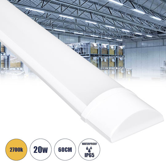 GloboStar Lighting Batten Outdoor with Integrated LED 20W 60cm