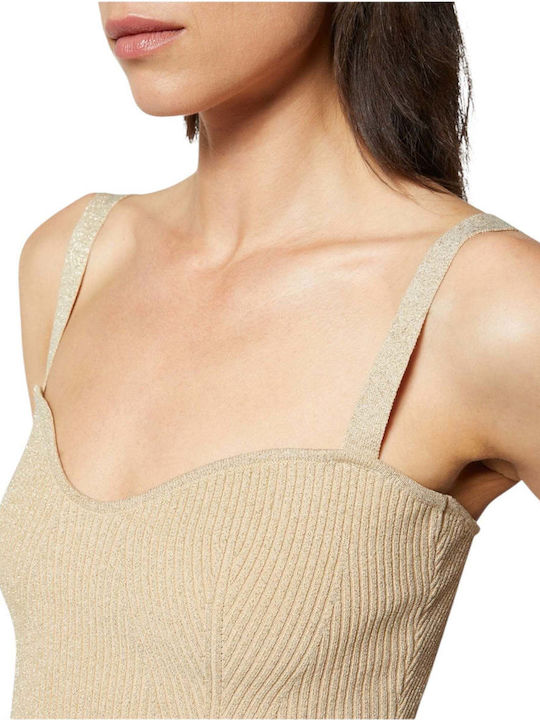 Women's Sleeveless Top Gold