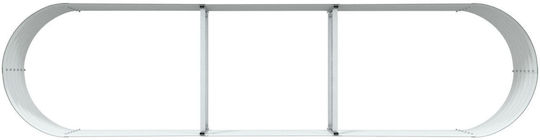 vidaXL Pot Metallic Green 320x80x44cm.